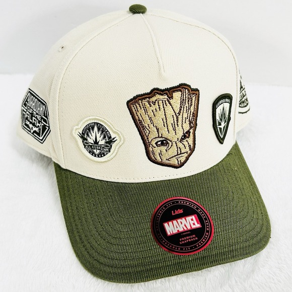 Marvel Other - Groot Guardians of the Galaxy Marvel 2-Tone A-Frame Hat Cap Snapback Adjustable